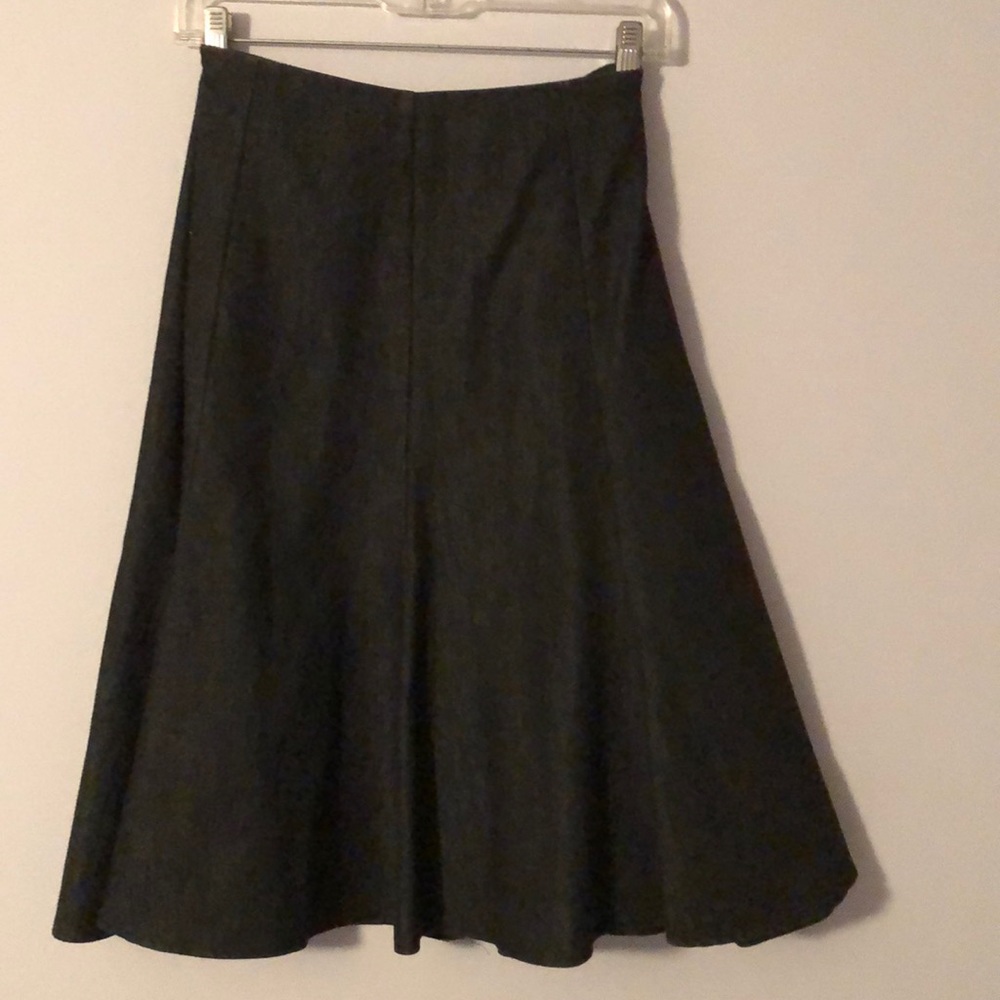 Dressbarn 24 Black Denim Skirt